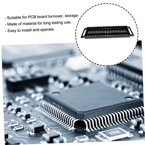 Image of Anti-Static Board Rack 2 Piece Circuit Board Tray with 25 Slots Dual-Ear PCB Drying Rack ESD Storage Frame 18.7 X 5.3 Inches