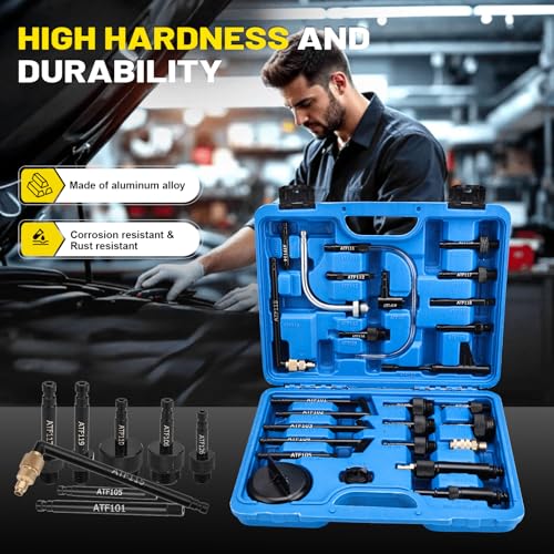 Image of 27PCS Transmission Fluid Filling Adapter Automatic Transmission Fluid Compatible with Nissan VW, Audi, BMW, Benz, Ford, CVT