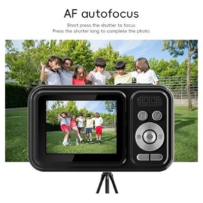 Entry Level Digital Camera 2k, 48 Million Pixels, 32GB Memory, Anti Shake 2.4-inch Screen, Multiple Different Filters (Black)