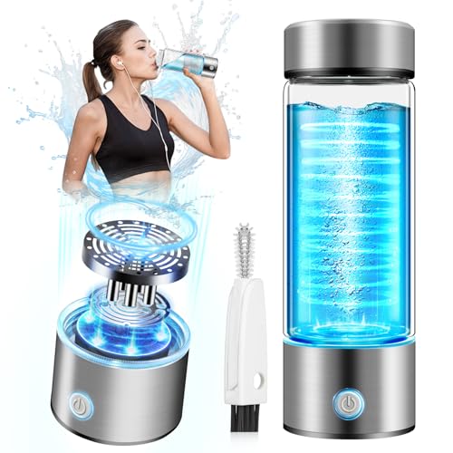LOZLTX Generador de botellas de agua de hidrógeno 3.0 【Super contenido de hidrógeno 3000PPB-SGS certificado】Botella de agua hidráulica 【0 cloro y 0 ozono, tecnología más fuerte】Botella de agua