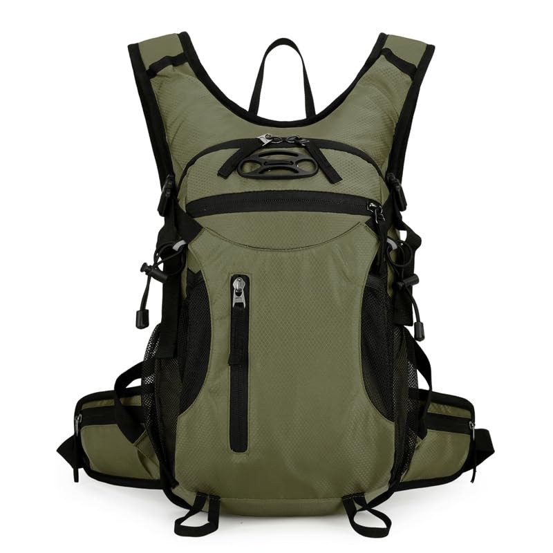 Rkixlix Mochila Senderismo 15 L Mochila Montaña Pequeña Transpirable con Correa de la Cintura Ajustables Mochila Ciclismo Ligera para Viajes Camping Running Ciclismo Deportes al Aire Libre
