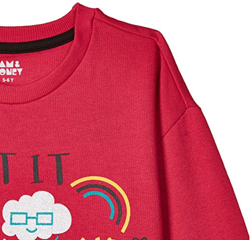Image of Amazon Brand - Jam & Honey Girls Winter Sweatshirt