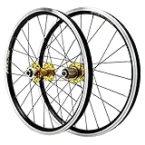 Paire de roues de vélo 20 pouces/406 mm:ouverture avant 100 mm, ouverture arrière 135 mm, pour pneus de 1 à 1,75 pouces. Poids de la roue avant:650 g, poids de la roue arrière:750 g.