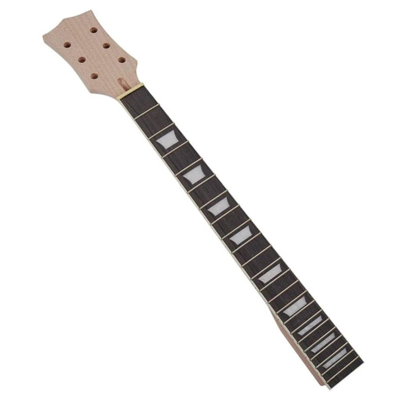 DIY Guitar Necks 22 Fret Mahogany Neck Rosewood Fingerboard Sector And Binding Inlay For Lp Electric Guitar Replacement