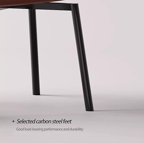 Miniatura 8 de Silla giratoria de cocina de comedor, silla de cocina tapizada de piel sintética, sillas de comedor, sillas de sala de estar, modernas de mediados