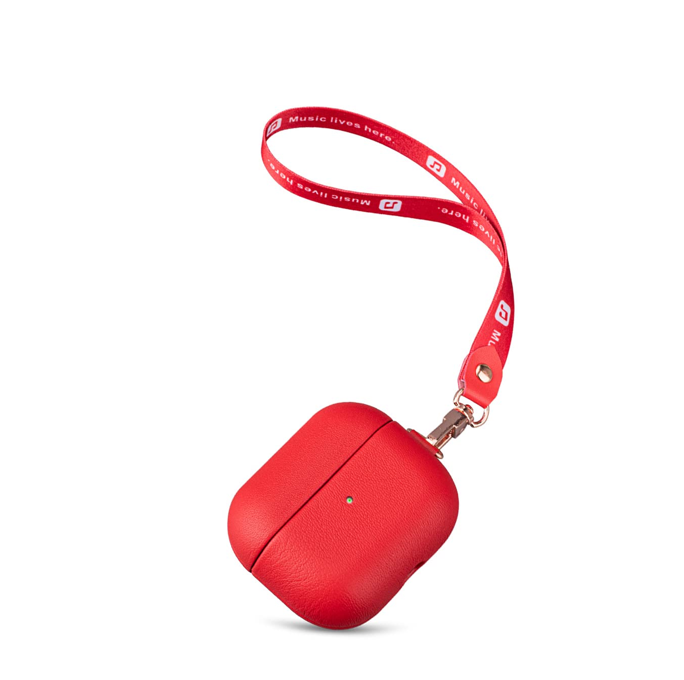 Haobobro Custodia AirPods Terza generazione - Protettiva Cover in Pelle di primo fiore - Compatibile con la ricarica wireless - Custodie in pelle per AirPods 3 - Realizzata a mano - Case Rosso Haobobro Custodia AirPods Terza generazione - Protettiva Cover in Pelle di primo fiore - Compatibile con la ricarica wireless - Custodie in pelle per AirPods 3 - Realizzata a mano - Case Rosso