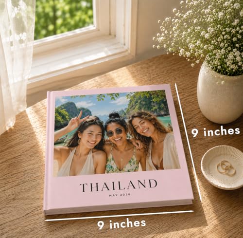 Image of Designer Cover Photo Album (9x9 Inches) - 24 Pages - Customized Hard Cover Photobook - Gift for your loved ones