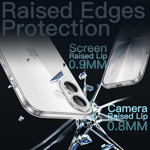 Image of JETech Slim Case for iPhone 17 6.3-Inch with Camera Lens Full Protection, Ultra-Thin Lightweight Clear Minimalist Protective Phone Cover (Clear)