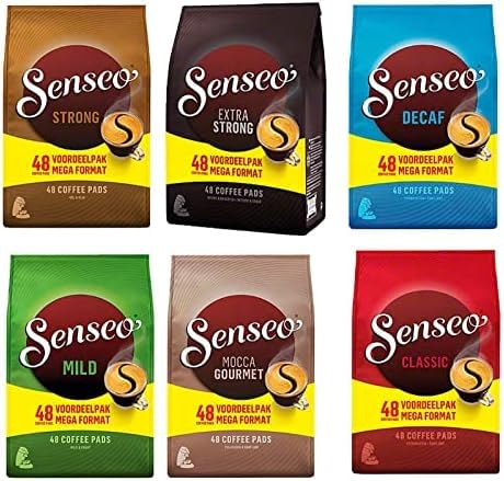 Compatible with Senseo Machines Coffee Packs 48 Coffee Pods Select Any 3 Flavours From our Amazing Range Including: Dark Decaf Classic & Many More Customize your order