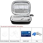 Jiusion-Hard-Travel-Storage-Carrying-Case-with-Carabiner-Strap-Design-for-Carson-MicroBrite-Plus-60x-120x-Power-LED-Lighted-Pocket-Microscope-MM-300