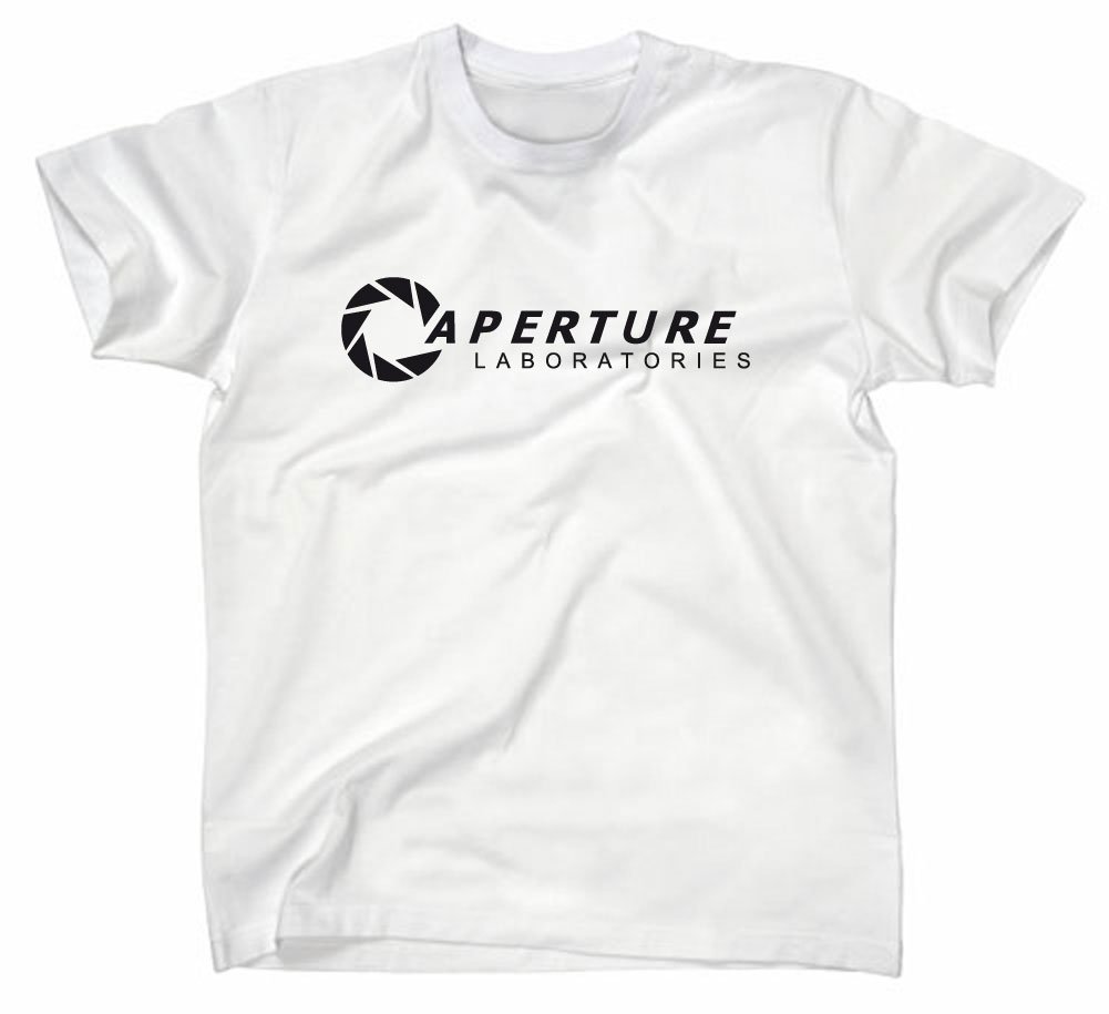 Styletex23 Men's White Aperture Laboratories T-Shirt, S,