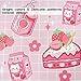 Logieut Kawaii Gaming Mouse Pad, Extended Large Cat Strawberry Milk, Pink, 31.5 X 11.8 Inch
