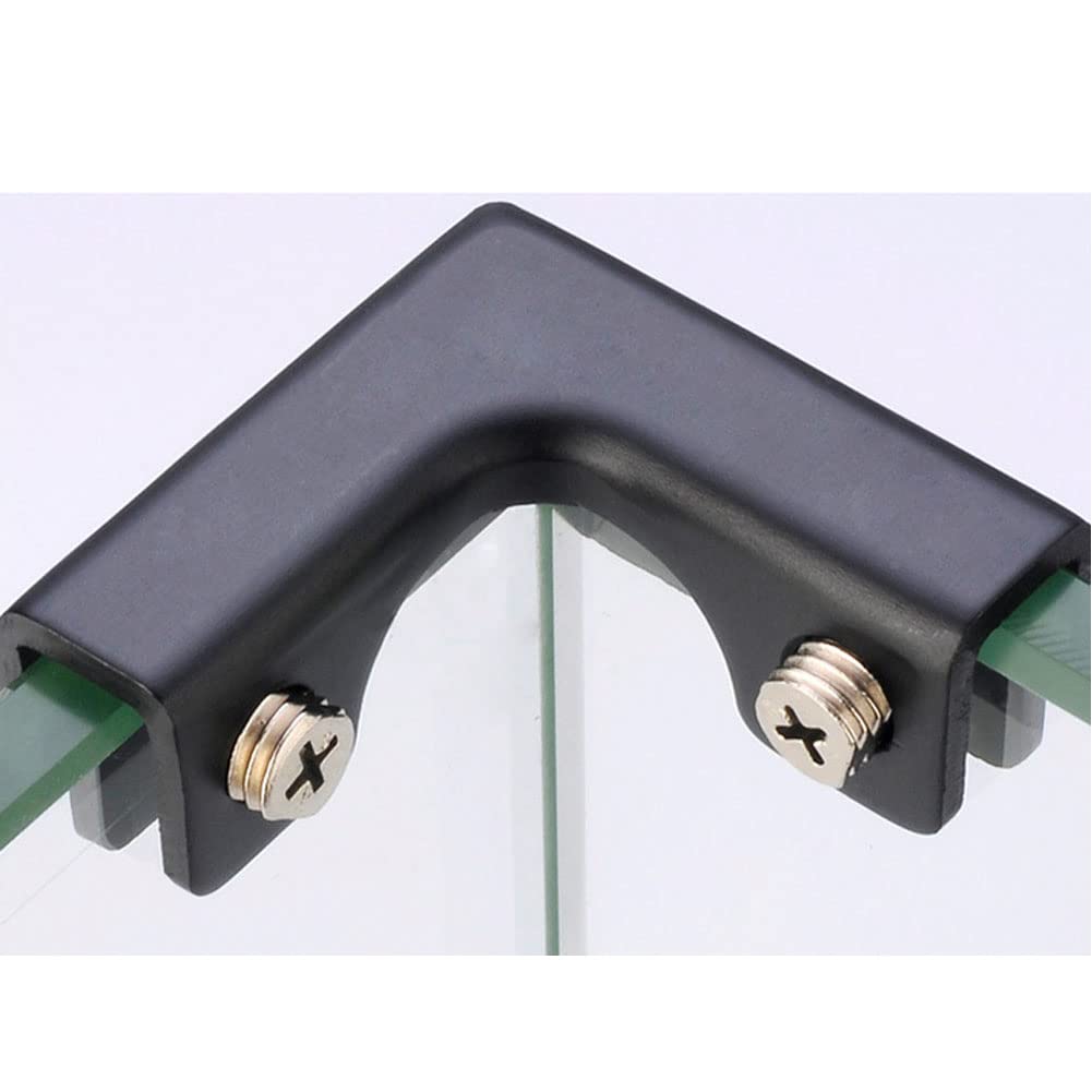 Glass Clamps - 4 Pack for Shelves & Displays -7 Glass Clamps - 4 Pack for Shelves & Displays -7