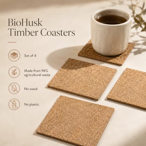 Image of Eco Friendly Corporate Gift Set Notebook Coasters Game