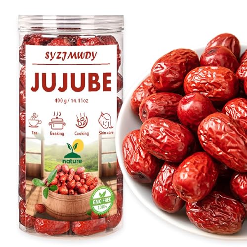 Premium Jujube Date, 400g/14.11oz Sweet Chewy Dates Bulk.