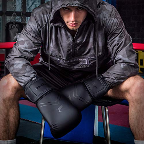 image for Trideer Pro Grade Boxing Gloves, Kickboxing Bagwork Gel Sparring Train