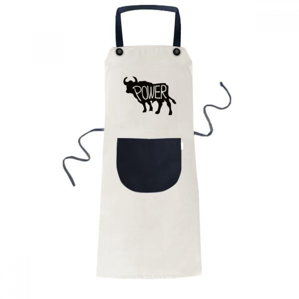 Tablier de cuisine vache pour préparer vos barbecues et repas en famille avec poche