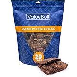 ValueBull Beef Lung Wafers, Premium 2 Pounds - Angus Beef Dog Treats, Grass-Fed, Single Ingredient