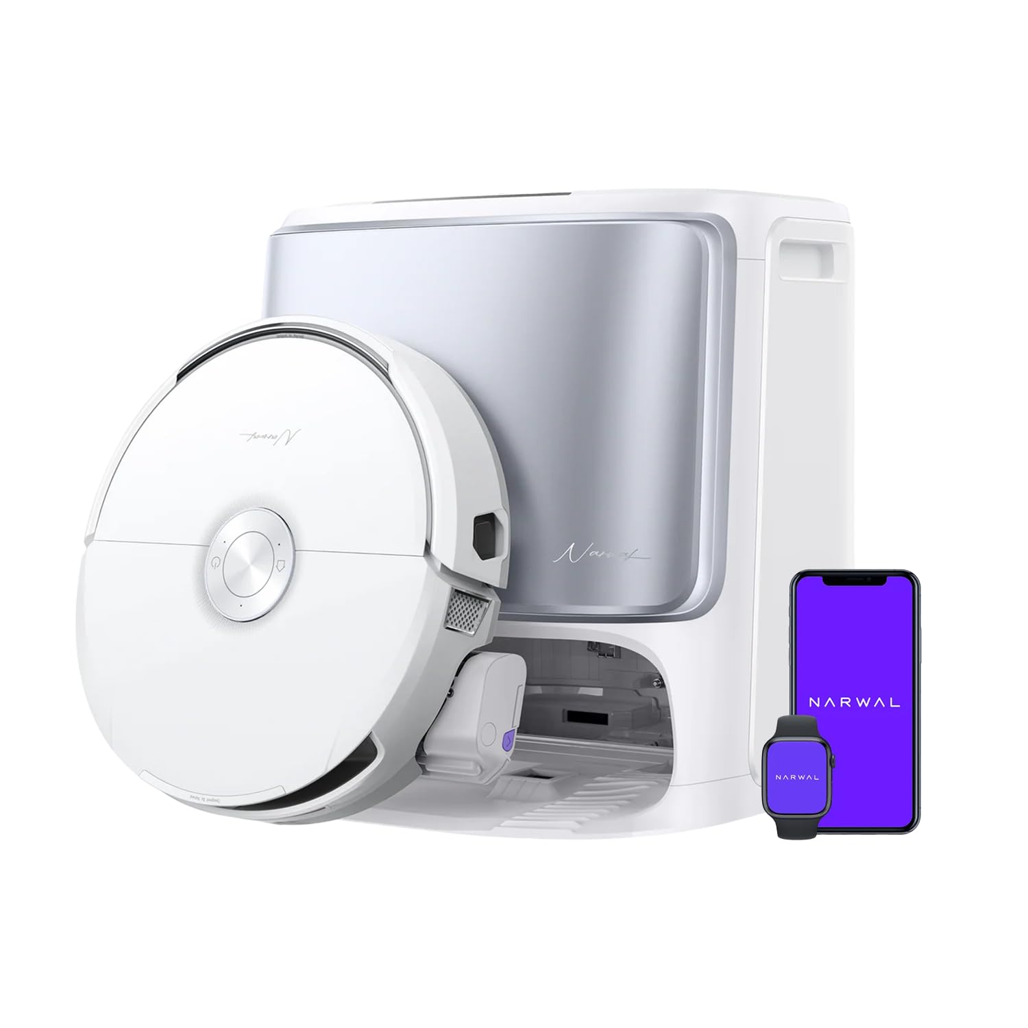 NARWAL Flow Robot Vacuum and Mop – 22,000Pa Suction, Edge-to-Edge Cleaning, AI Obstacle Avoidance, Self-Cleaning Mop with Hot Water, Auto Dust Emptying, Voice Control, Pet & Carpet Friendly-image-35