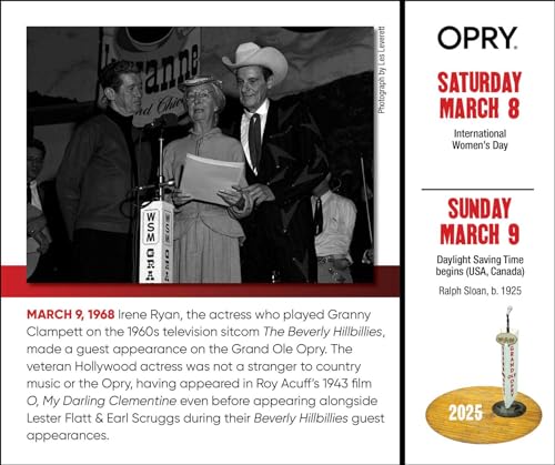Grand Ole Opry 2025 Day-to-Day Calendar: Celebrating 100 Years of the Artists, Fans & Home of Country Music - Image 5