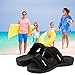 Women's Orthotic Slides Sandal with Arch Support for Plantar Fasciitis, Flat Feet, Foot Pain Relief, Lightweight, Shock Absorbing & Slip-resistant Adjustable Straps Supportive Beach Sandal Slippers