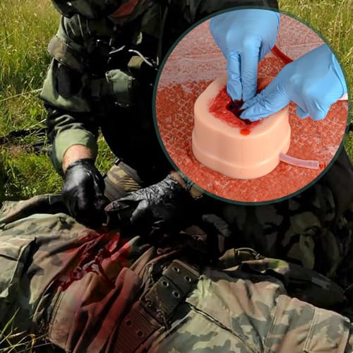 Image of SimCoach Wound Packing Trainer Kit, Stop the Bleeding Kit for Wound Packing Training Demonstration Only, Bleed Control Kit for Medical Education