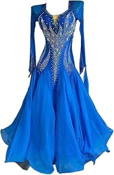 Amazon.co.jp: garuda shop レディース社交ダンス衣装 素敵ダンス