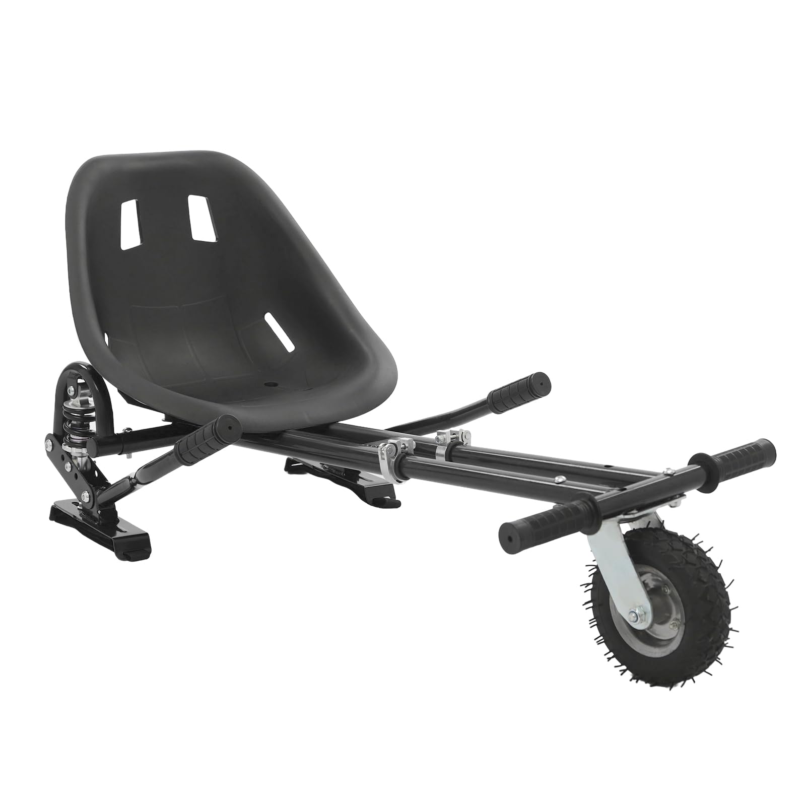 Set di sedile per hoverboard con meccanismo di bloccaggio, 100 kg, regolabile da 70 a 95 cm, accessorio per hoverboard Go-Kart per bambini o adulti