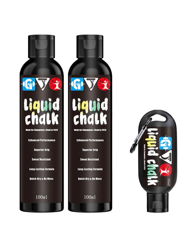 Liquid Mess-Free Hand Gym Chalk 7’s Quick-Drying for Grip