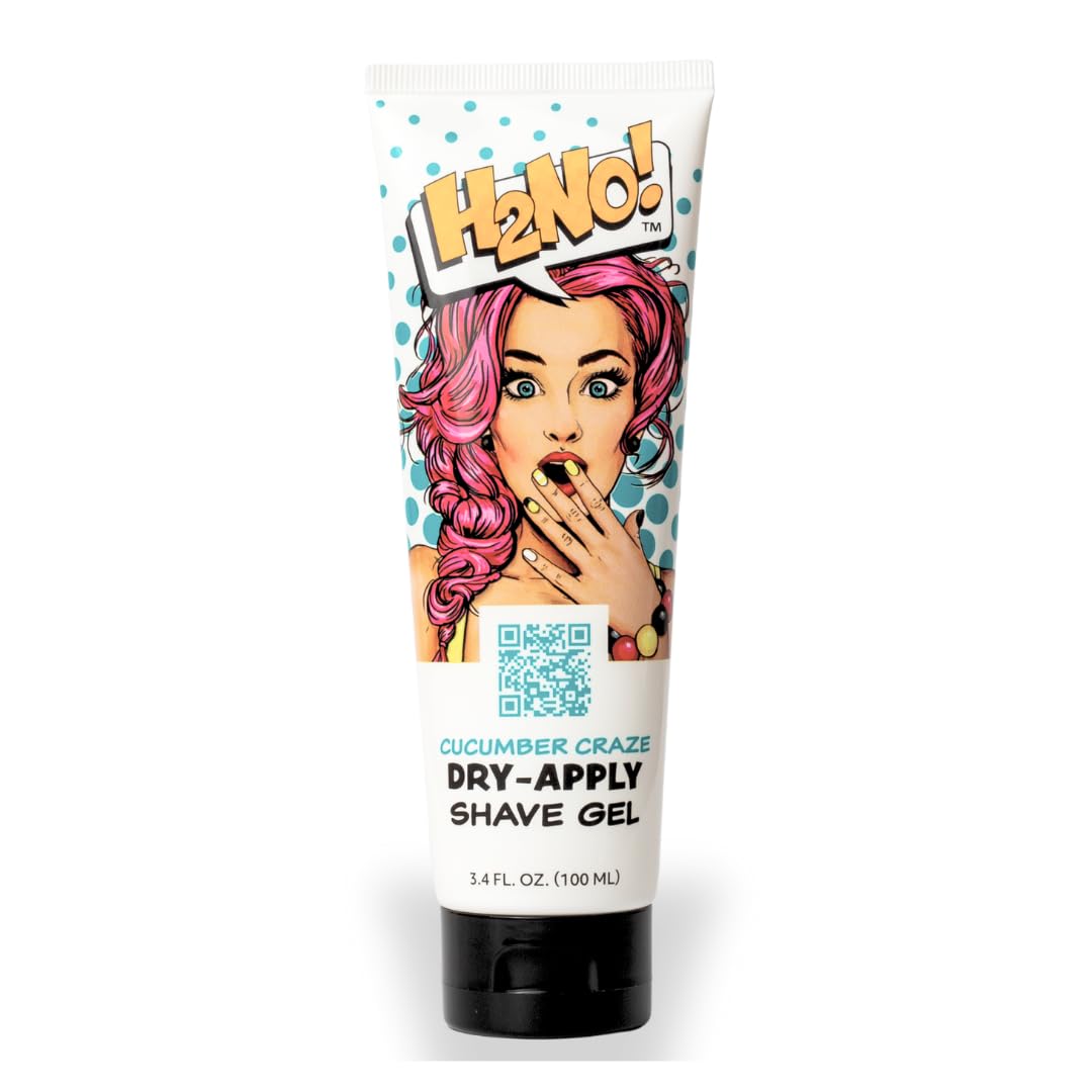 Amazon.com: H2NO Shave Cucumber Craze Dry-Apply Shave Gel