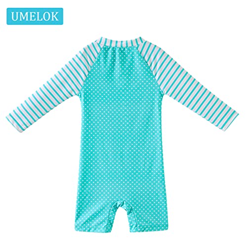Image of UMELOK Baby Girl Swimsuit Infant UPF 50+ Bathing Suit Size Months