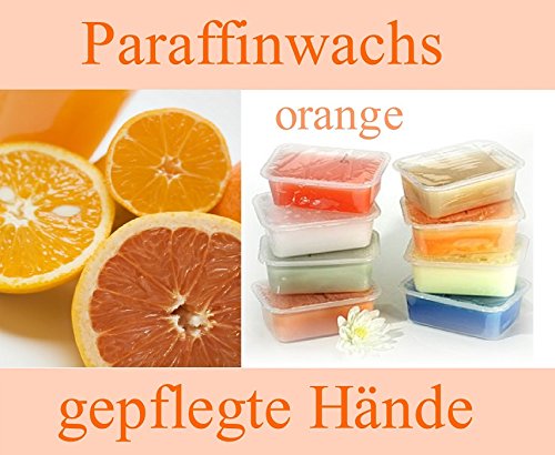 ARZER Paraffinwachs Orange für Hautpflege – Belebend & Aromatisch, 1000ml inkl. Handschuhe