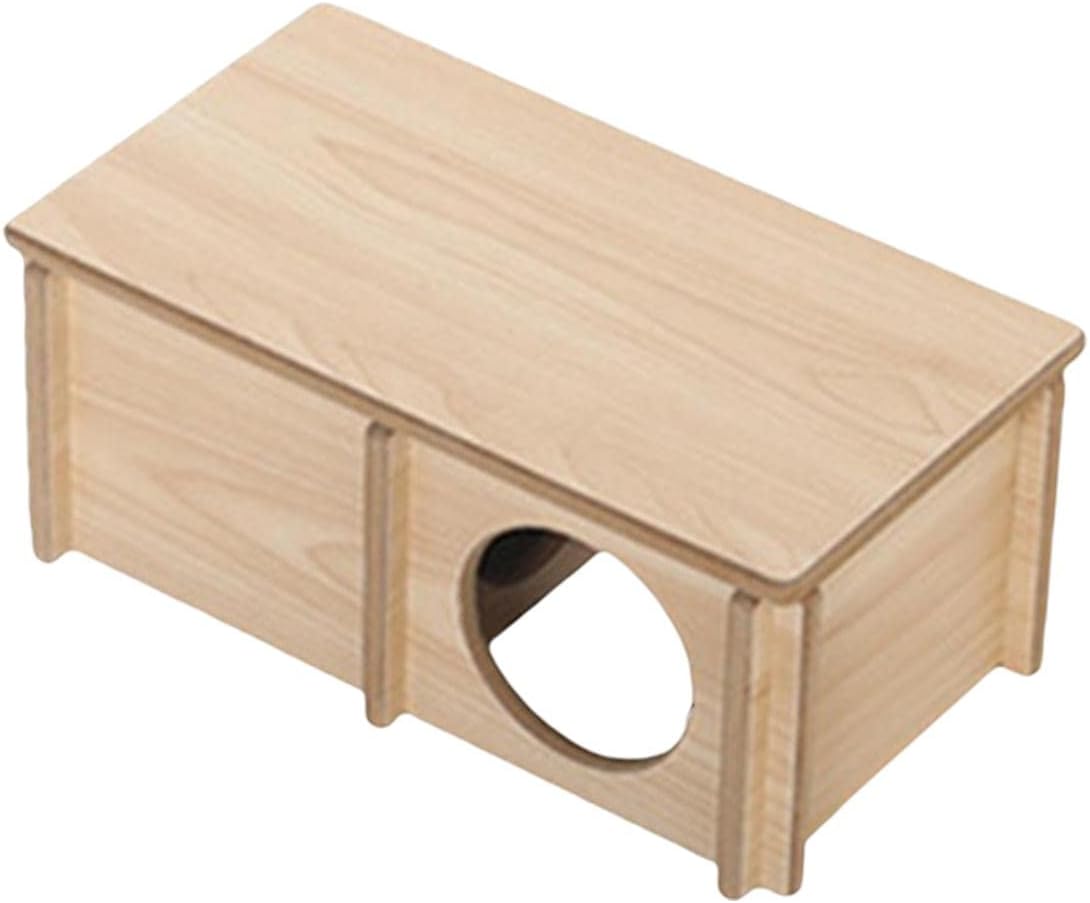 THE STYLE SUTRA® Hamster House and Hide Supplies Hamster Hideout for Lemmings Dwarf Hamster Mouse Two Room |1 Hamster House