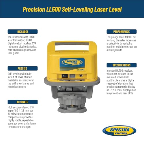 Spectra Precision LL500 Self-Leveling Laser Level thumb #1