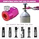 bechoanigel CO2 Quick Adapter, Sodawasser Adapter Quick Connect, Schnelladapter für CO2 Soda Kompatibel Mit Duo/Terra/Art/Crystal 3.0, CO2 Adapter für Trapezgewinde