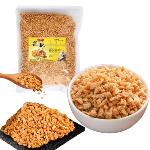 Crispy Fried Garlic, Premium Golden Brown Crunchy Garlic | Ready-to-Use