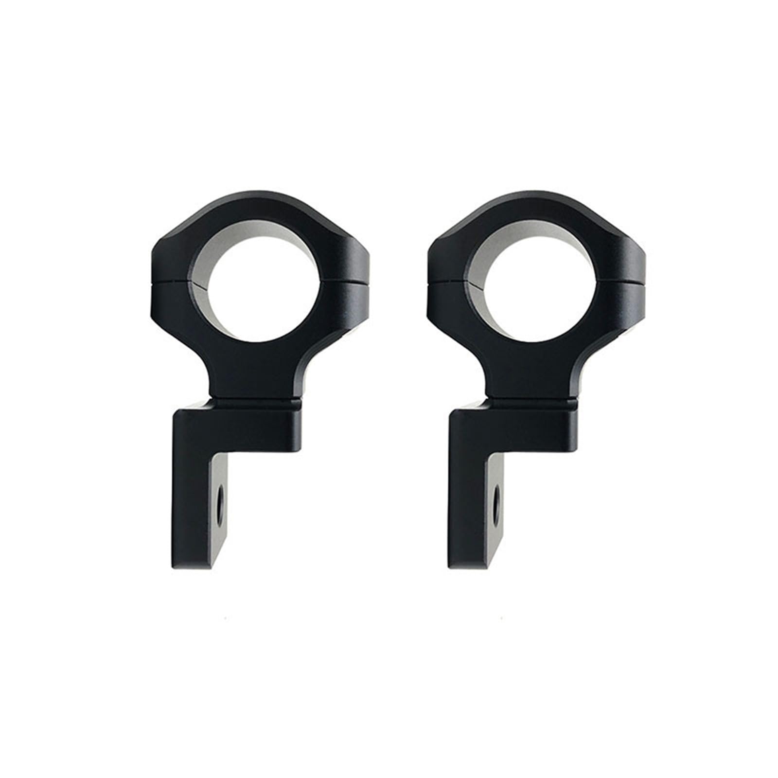 Poausjwy Black Rack Roll Cage 1 Pair Motorcycle Auxiliary Fog Bracket Mount Bumper Spotlight Fit For Bmw Fit For Honda(Black)