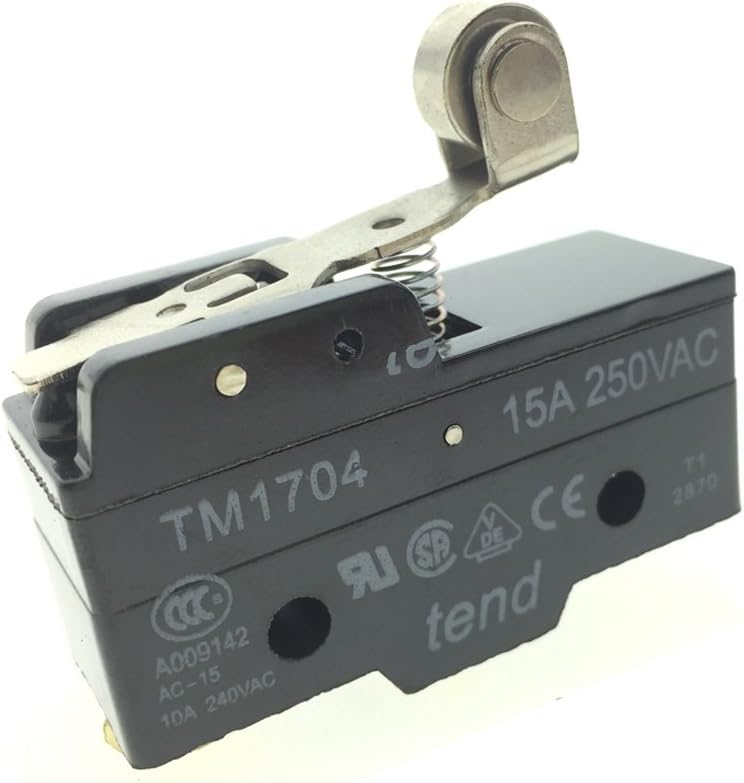 YXQ TM-1704 Short Hinge Roller Lever Momentary Micro Limit Switch
