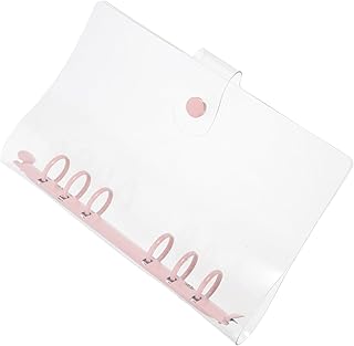 Tofficu Fichário Transparente De Folhas Soltas Pasta De Arquivo Planejador Capa De Fichário Saco De Armazenamento De Arquivo Recarregável Pastas De Arquivo 6 Fichários Protetor De