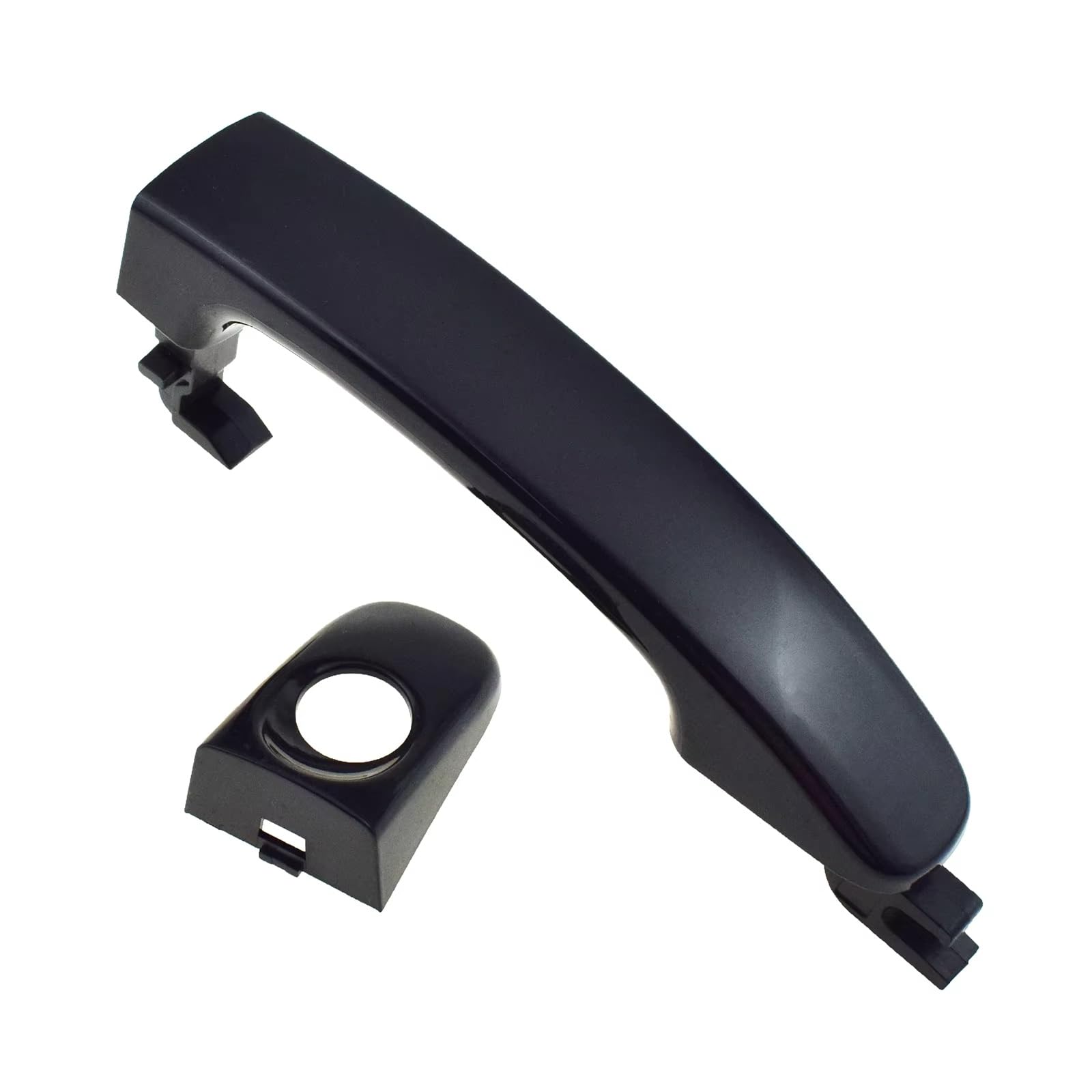 Iukmr Front Left For For Ranger For Everest T6 T7 2012-2020 Chrome Or Black Outside Door Handle Car Outer Door Handle(Front Left)