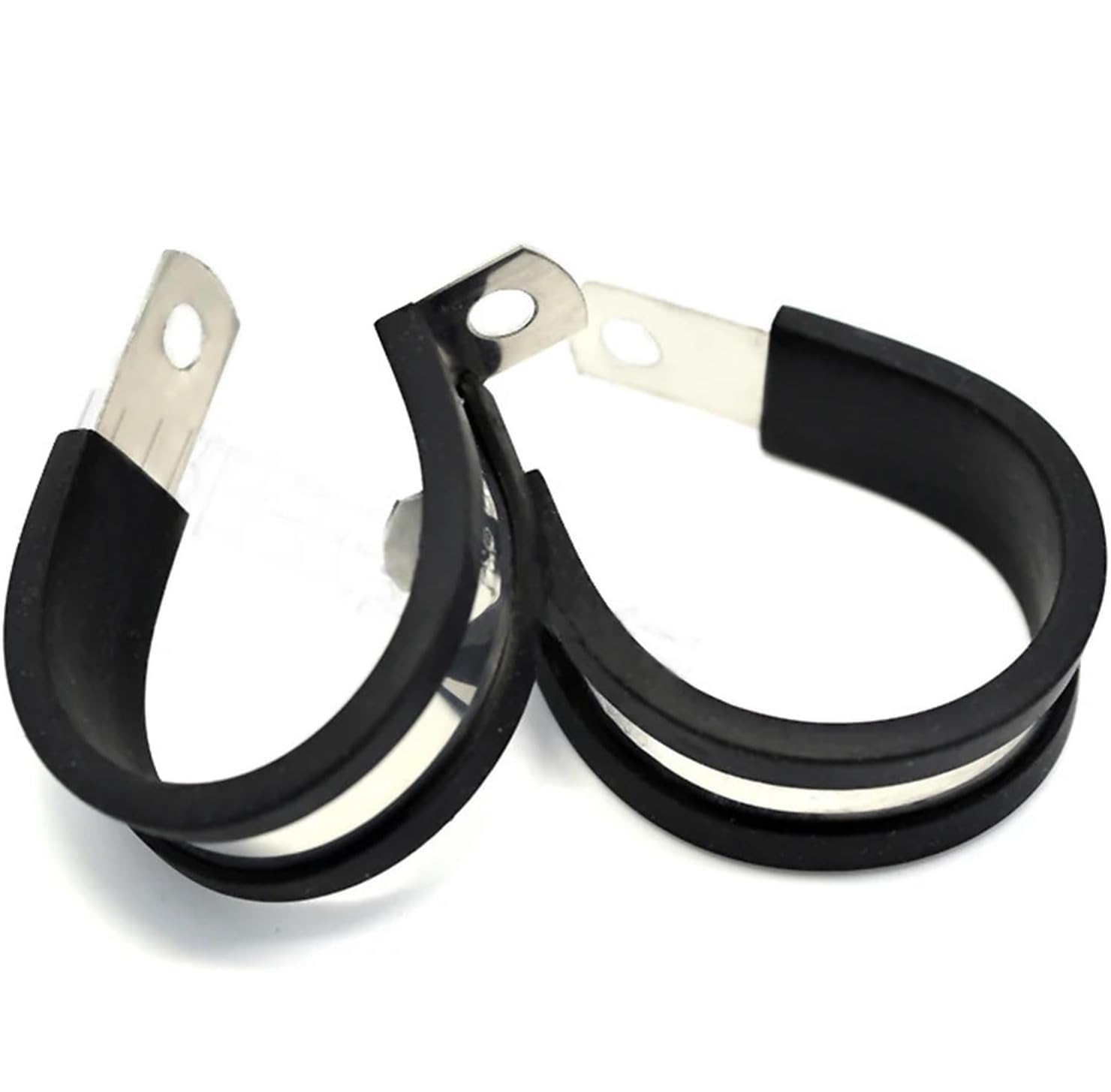 5pcs 304 SUS Rubber Lined P Clips(20mm)