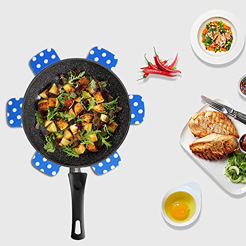 Set of 18 Pot & Pan Protectors, SourceTon 3 Sizes Divider Pads Separate and Protect Your Cookware to Avoid Scratching (15 Inch, 14 Inch, 10 Inch) Second Image