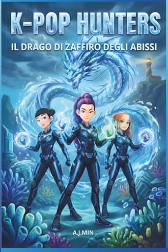 THE K-POP HUNTERS – IL DRAGO DI ZAFFIRO DEGLI ABISSI: Un´avventura fantasy tra canti di sirene, magia dell´oceano e il demone delle maree oscure – ... (K-POP HUNTERS: LA SAGA DELL´ARMONIA) | Ya disponible en tu tienda friki favorita! En mundofriki.es!