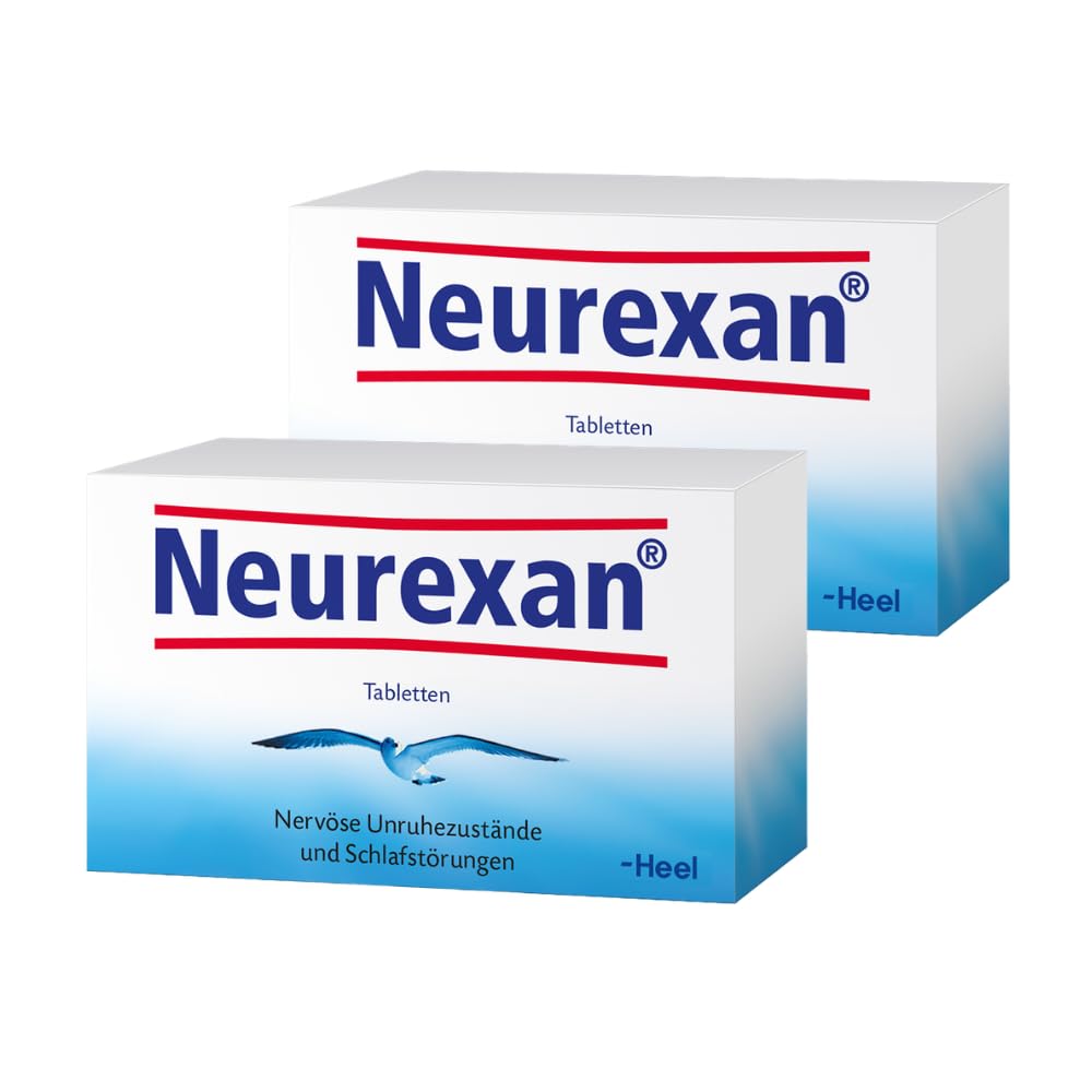 Neurexan 500 Tabletten – Die natürliche Alternative zu Schlaftabletten | Einschlafhilfe bei nervöser Unruhe und Schlafstörungen, Beruhigt und entspannt am Tag - fördert den Schlaf in der Nacht