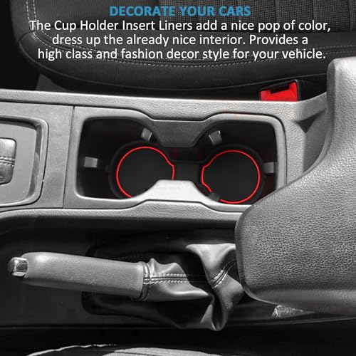 Auovo Insertos 3D Portavasos para Ford Ranger 2019-2023, Silicone, 3 piezas miniatura 3