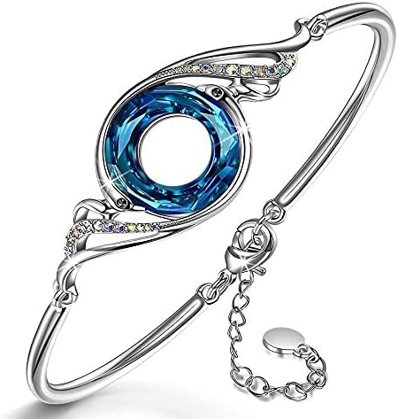 Mother's Day Gifts for Women Bracelet Crystal Bangle Bracelets for Mum Her Women Sister Wife Girlfriend Birthday Gifts Ladies Personalised Jewellery Box Packaging