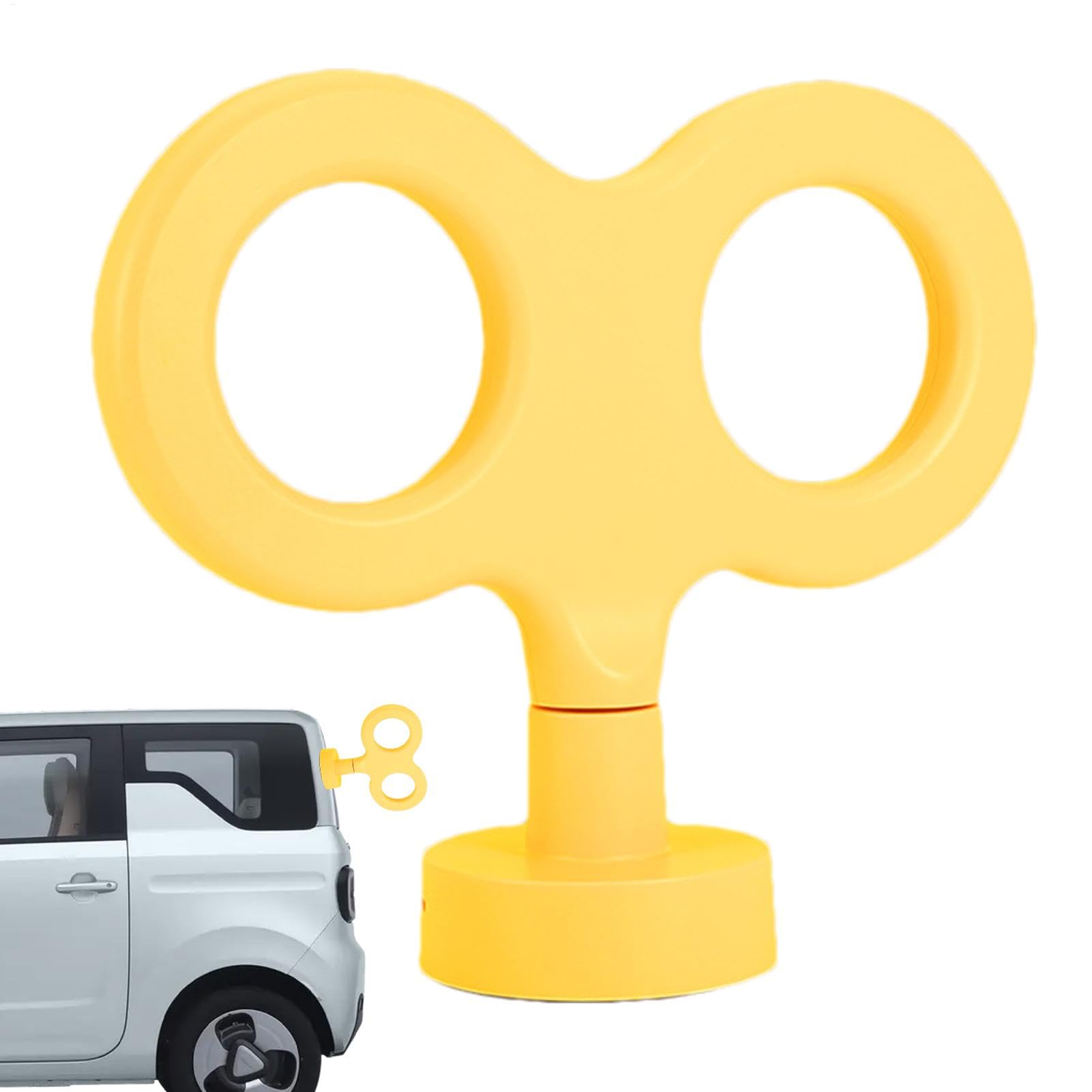 3D Car Wind-Up Key, elektryczny obrotowy klucz spr??ynowy, 30 x 20 x 9 x 9