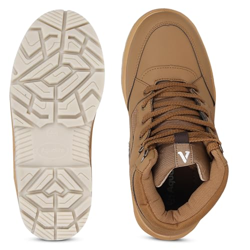 Image of Aqualite Premium ATR-102 Trekking Boot Shoes with Lace-Up, Lightweight & Comfort Insole for Men