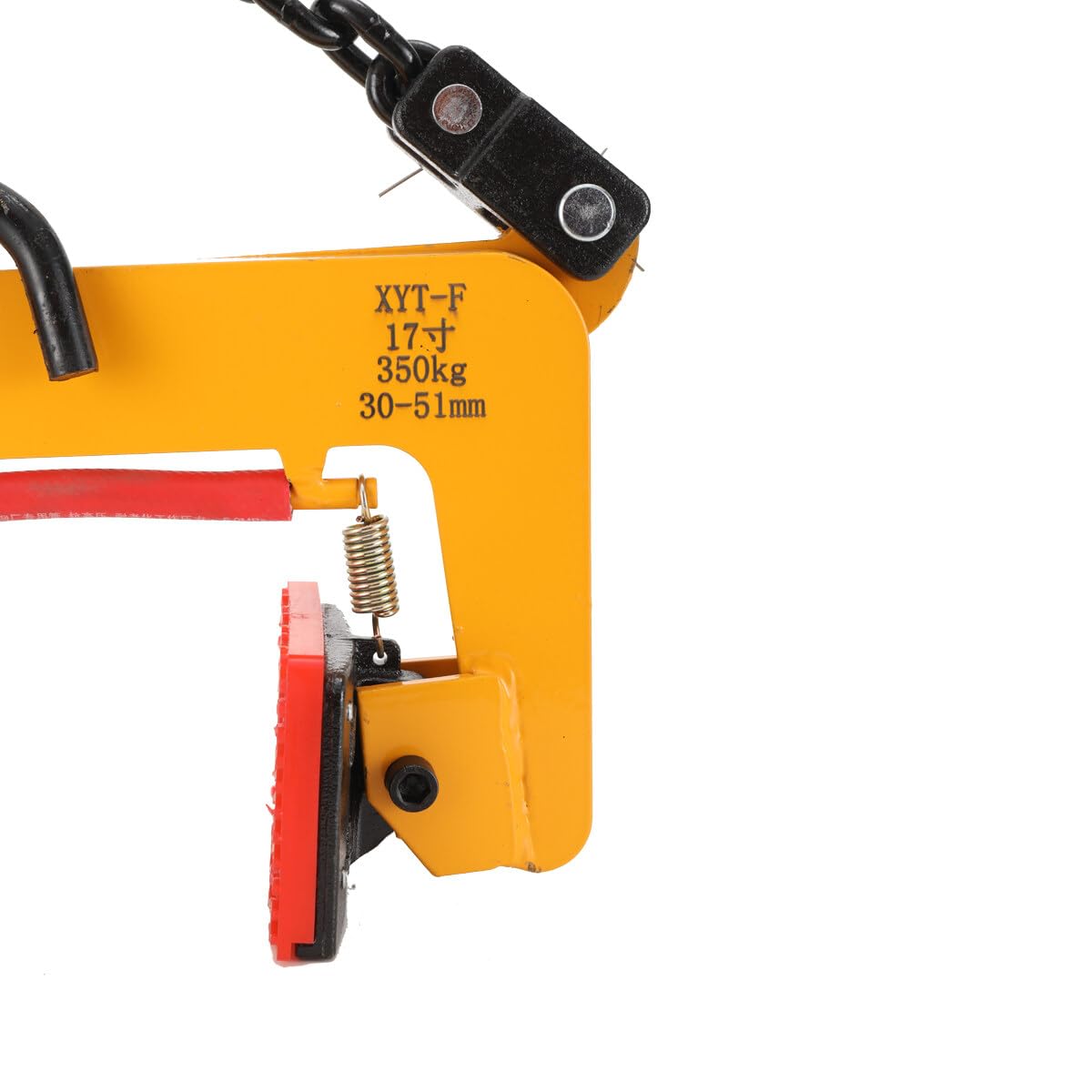 350 kg Versetzzange Bordsteinzange Hebezange Bordstein Steinträger Heber Steingreifer, Bordsteinträger Steinzange Pflastersteinzange Pflasterträger, Verstellbare Öffnung 30-51cm