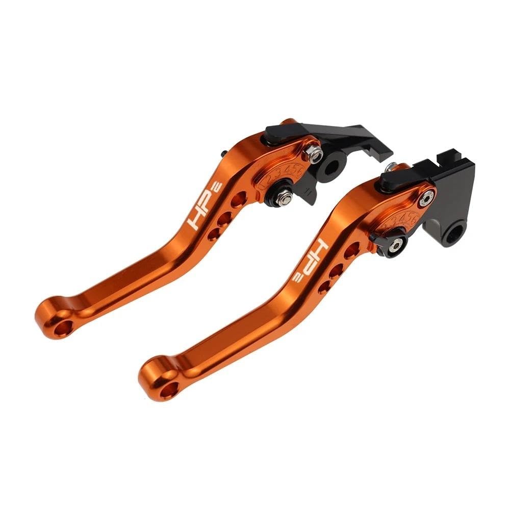 Ewrsghrt Orange Short Brake Clutch Levers Adjustable Handle Set For Hp2 Megamoto 2006 2007 2008 2009 Motorcycle Cnc Accessories(Orange)
